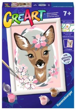 *25 PEINTURE À NUMÉROS CREART RAVENSBURGER - CHARMANTE BICHE - 5